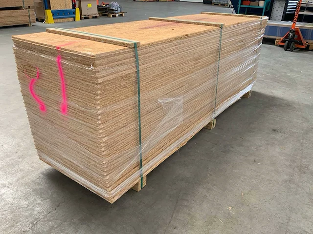 Platen osb 2500x675x25mm 32 stuks nieuw - afbeelding 1 van  1
