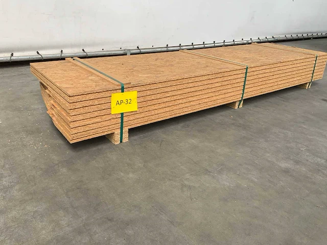 Platen osb 2500x675x30mm 8 stuks nieuw - afbeelding 1 van  1