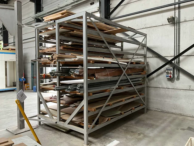 Platenrek hout - afbeelding 3 van  8