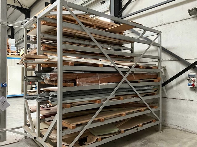 Platenrek hout - afbeelding 4 van  8