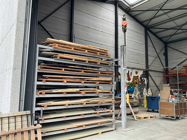 Platenrek hout - afbeelding 6 van  8