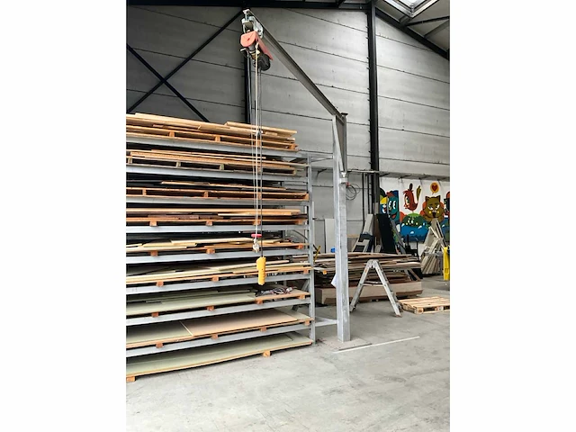 Platenrek hout - afbeelding 7 van  8