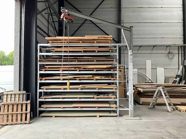 Platenrek hout - afbeelding 8 van  8