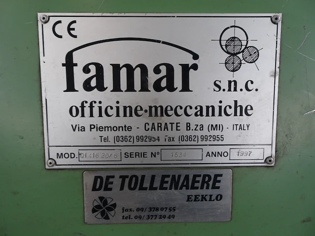 Platenroller famar - afbeelding 6 van  6