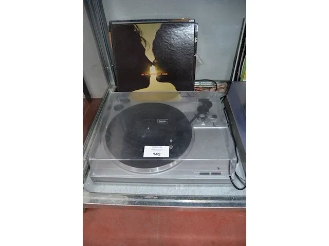 Platenspeler sanyo tp220 , 7 lp's - afbeelding 3 van  6