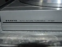 Platenspeler sanyo tp220 , 7 lp's - afbeelding 5 van  6