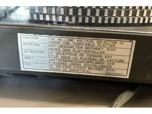 Platenspeler technics - afbeelding 9 van  9