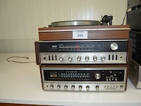 Platenspeler thorens td-166, radio tuner teleton srq-602x, radio tuner fisher 801 - afbeelding 1 van  11