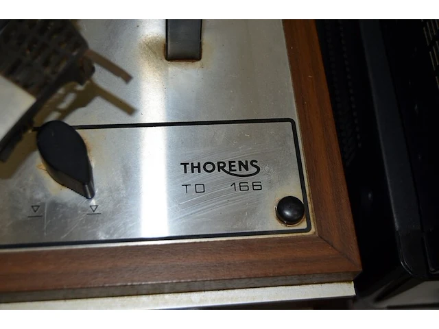 Platenspeler thorens td-166, radio tuner teleton srq-602x, radio tuner fisher 801 - afbeelding 5 van  11