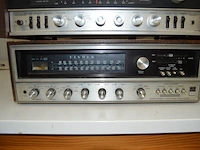 Platenspeler thorens td-166, radio tuner teleton srq-602x, radio tuner fisher 801 - afbeelding 9 van  11