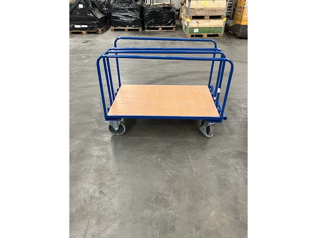 Platenwagen met 4 beugels 500kg - afbeelding 2 van  3