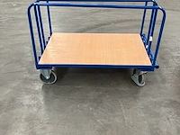 Platenwagen met 4 beugels 500kg - afbeelding 2 van  3