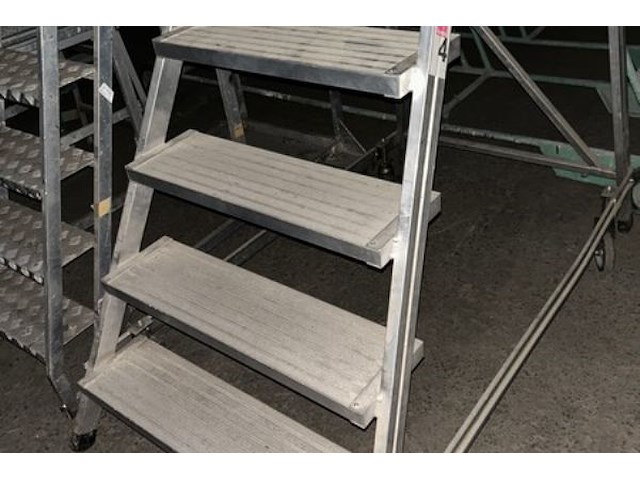 Platformladder, mobiel - afbeelding 3 van  4