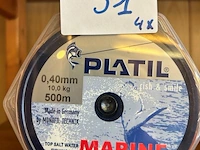 Platil zee nylon 0,40mm 500meter 4stuks