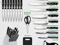 Platinum gold 20-delig messenblok - afbeelding 2 van  2