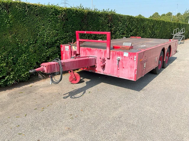 Platte aanhanger hoffman lpr110t 11t 1998 - afbeelding 1 van  1