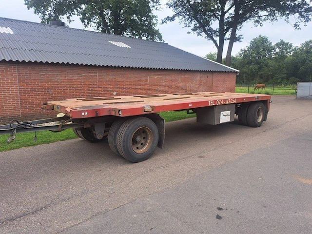 Platte oplegger lako a220 a 20000kg 7.20x2.50m - afbeelding 1 van  1