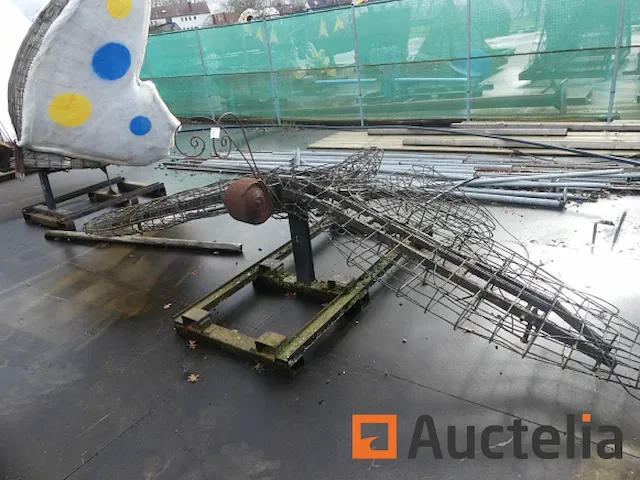 Platte vlinder-structuur van de metalen mozaïicultuur - afbeelding 6 van  7