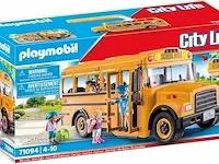 Playmobil city life amerikaanse schoolbus - afbeelding 1 van  2