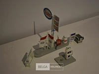 Playmobile retro miniatuur benzine station - afbeelding 1 van  1