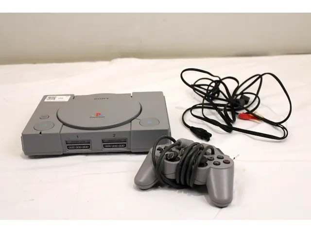 Playstation 1 met 1 controller - afbeelding 1 van  4