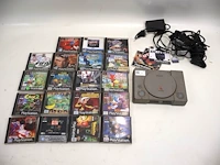 Playstation 1 met spellen (plm 20) - afbeelding 1 van  9
