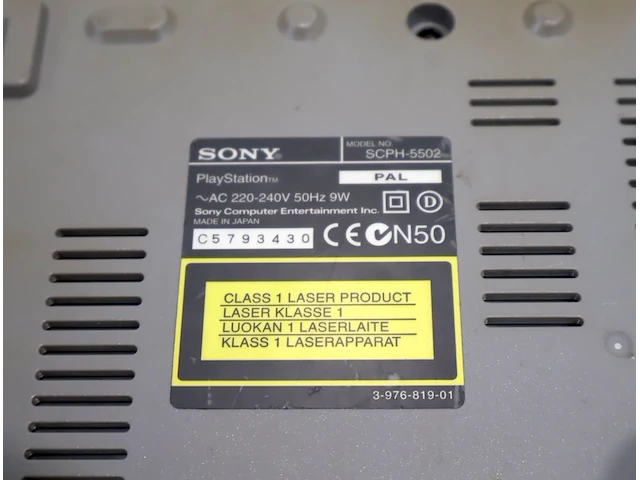 Playstation 1 met spellen (plm 20) - afbeelding 4 van  9
