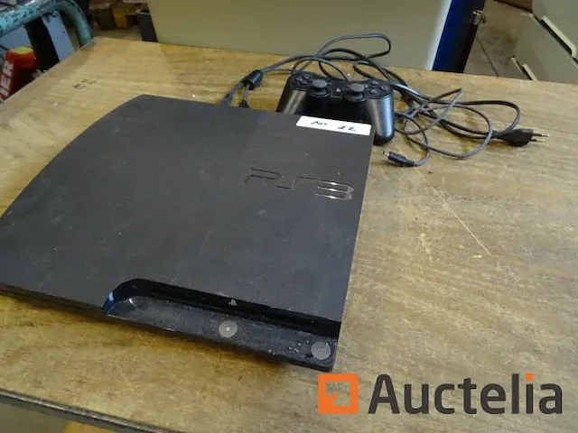 Playstation 3-console met 1 sony cech-2504a-controller - afbeelding 2 van  5