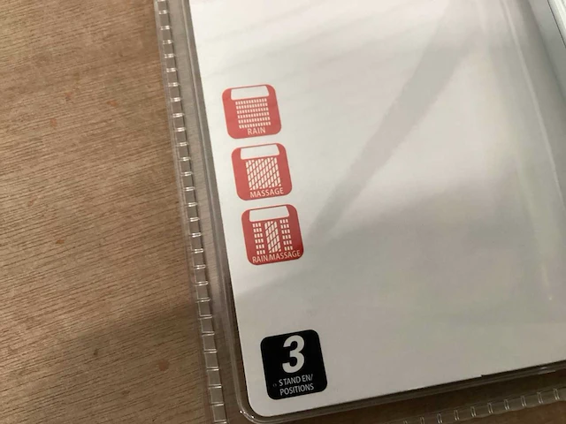 Plieger douchekop massage 3 standen (28x) - afbeelding 2 van  5