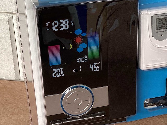 Plieger york draadloos weerstation met gong (3x) - afbeelding 3 van  7