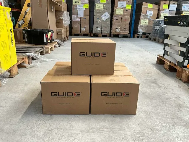 Plm 10000 wegwerphandschoenen merk guide 616 stretch, maat: 7 - afbeelding 2 van  7