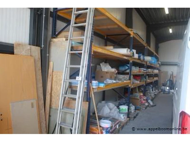 Plm 10meter palletstelling bestaande uit 30 leggers en 6 staanders - afbeelding 1 van  1