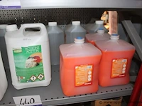Plm 12 bidons diverse wo. aceton, zeep, etc - afbeelding 2 van  2