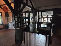 Plm 15 hoge semi lederen stoelen - afbeelding 4 van  5