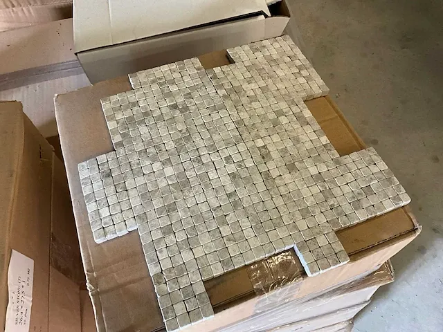 Plm 15m2 mozaïektegel silverstone bordini - afbeelding 1 van  4