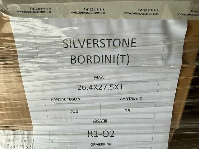 Plm 15m2 mozaïektegel silverstone bordini - afbeelding 3 van  4