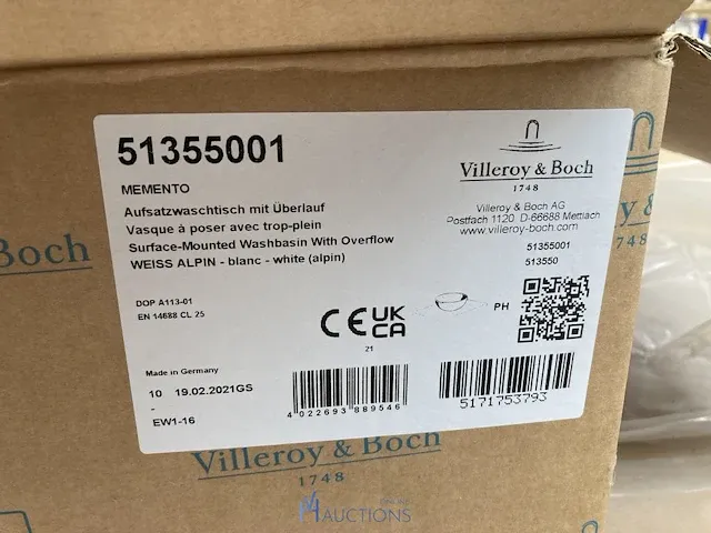Plm 16 lavabo's villeroy & boch - afbeelding 4 van  4