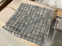 Plm 18 dozen granieten mozaiektegels(30.5x30x5)