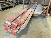 Plm 19 houten steigerplanken en 4 loopplanken - afbeelding 1 van  2