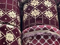 Plm 190 diverse houten poefs, voorzien van stoffen/fluwelen bekleding - afbeelding 6 van  6
