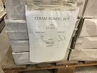Plm 20m2 vloer/wandtegel ceram rondel wit - afbeelding 4 van  4