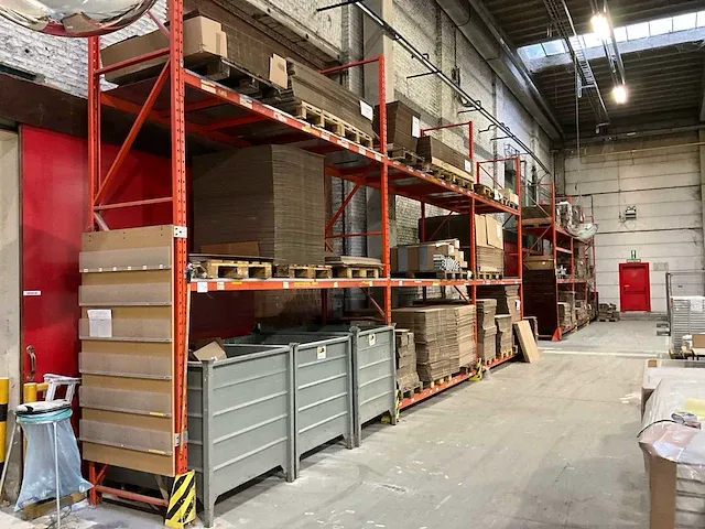 Plm 21,3 lm metalen magazijnstelling - afbeelding 1 van  5