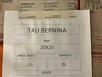 Plm 21m2 keramische wandtegel tau bernina - afbeelding 4 van  5