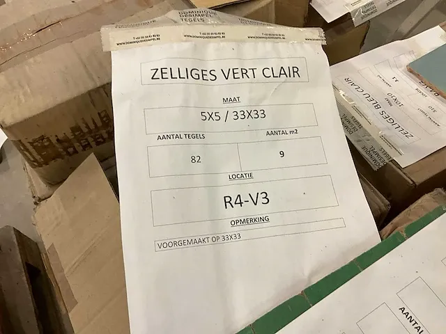 Plm 27m2 diverse wand/vloertegels zelliges - afbeelding 2 van  10