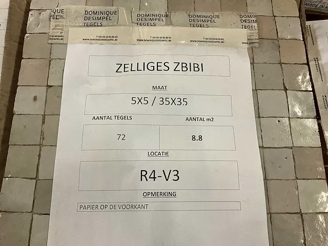 Plm 27m2 diverse wand/vloertegels zelliges - afbeelding 7 van  10