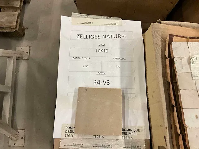 Plm 27m2 diverse wand/vloertegels zelliges - afbeelding 8 van  10