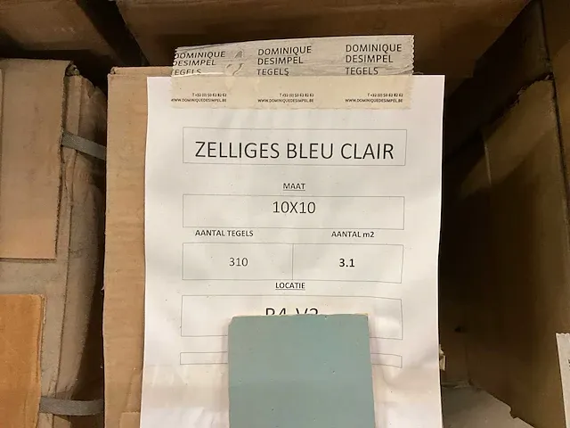 Plm 27m2 diverse wand/vloertegels zelliges - afbeelding 9 van  10
