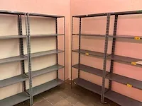 Plm. 3,60 lpm. metalen opbergrekken - afbeelding 3 van  11