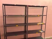 Plm. 3,60 lpm. metalen opbergrekken - afbeelding 8 van  11