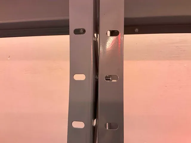Plm. 3,60 lpm. metalen opbergrekken - afbeelding 9 van  11
